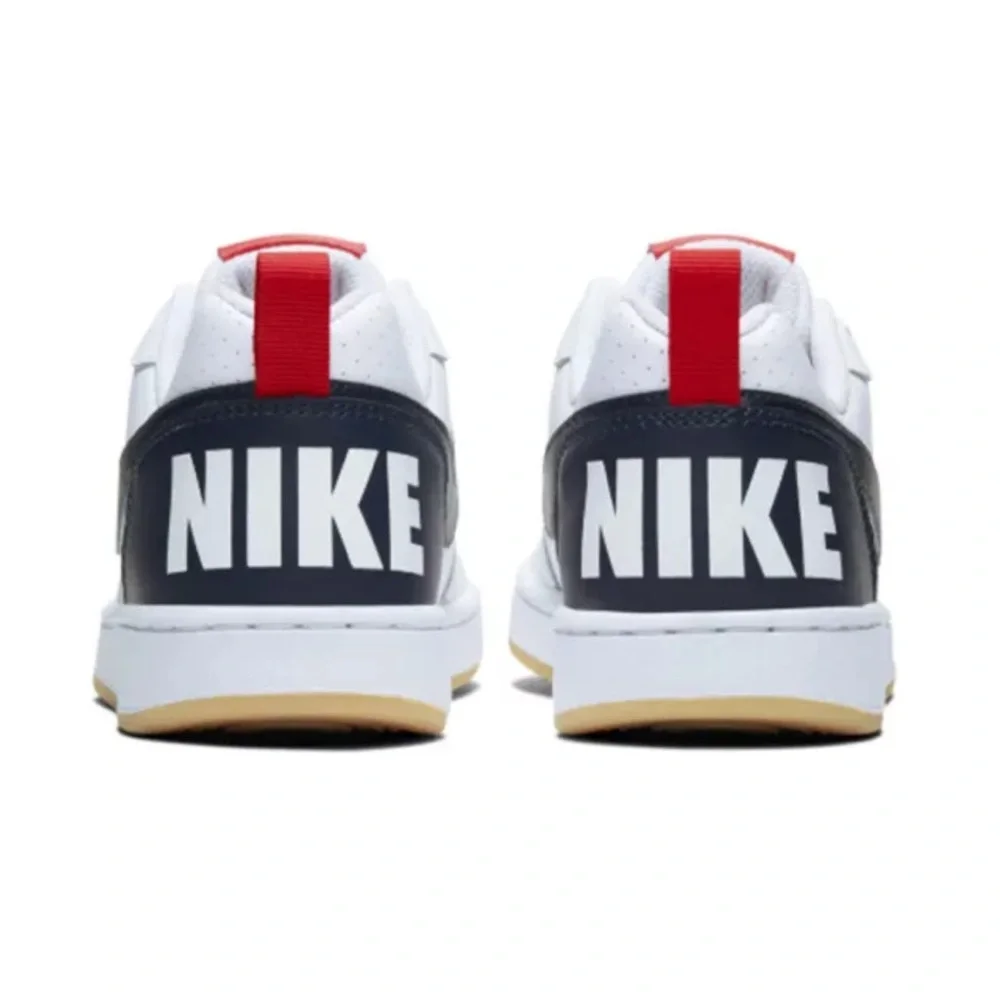 Nike Court Borough Low GS 'White Obsidian Gum' Sneakers size 7